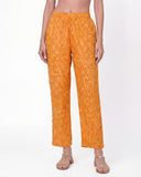 Peach Pure Cotton Printed Suit Set