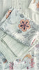 Vandann Cream Mul Chanderi Silk A-Line Suit Set with Floral Print 