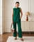 Emerald Green Cotton Sleeveless Co-Ord Set