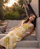 Ivory Blossom Floral Dress