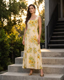 Ivory Blossom Floral Dress