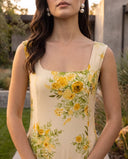 Ivory Blossom Floral Dress