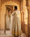 Kunjal Banarasi Brocade Anarkali Set