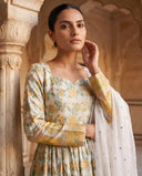 Kunjal Banarasi Brocade Anarkali Set