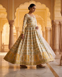 Kunjal Banarasi Brocade Anarkali Set