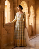 Kunjal Banarasi Brocade Anarkali Set