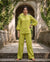 Matcha Green Puff Sleeve Co-Ord Set
