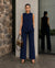 Midnight Blue Cotton Sleeveless Co-Ord Set