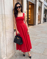 Ayla Corset Midi Dress