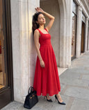 Ayla Corset Midi Dress