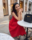 Ayla Corset Midi Dress