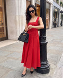 Ayla Corset Midi Dress