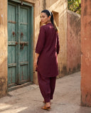 Red Wine City Stroll Co-ord Set