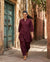 Red Wine City Stroll Co-ord Set