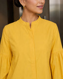 Sunshine Yellow Puff Sleeve Co-Ord Set