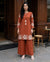 Terracotta Bloom Embroidered Kurta Set
